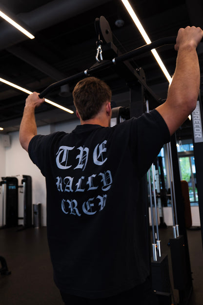 RALLY CREW BLACK- GREY